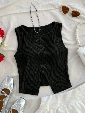 Soleia Femmes Top décontracté sans manches