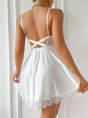 Nuisette en soie imitation sexy