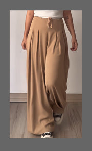 Loose Fit High Waist Regular Pants