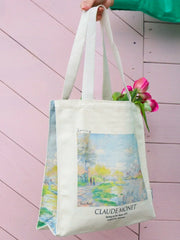 Claude Monet "Spring by the Seine" - Tote Bag