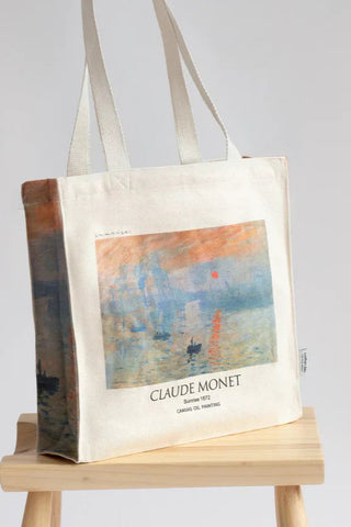 Claude Monet "Sunrise" - Tote Bag