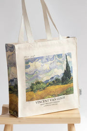 Van Gogh "Wheat field with Cypresses" - Tote Bag
