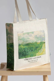 Van Gogh "Green Wheat Field" - Tote Bag