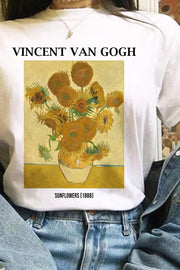 Tshirt Oversize Van Gogh "Sunflowers"