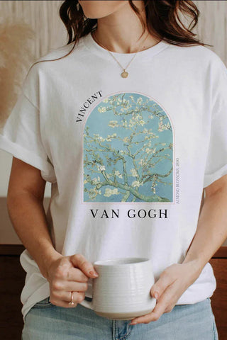 T-shirt Oversize Van Gogh "Almond Blossoms"