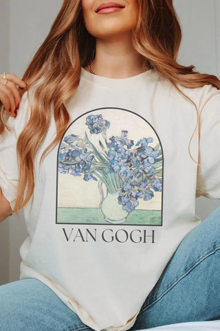 T-shirt Oversize Van Gogh "Irises"