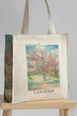 Van Gogh "Pink Peach Tree" - Tote Bag
